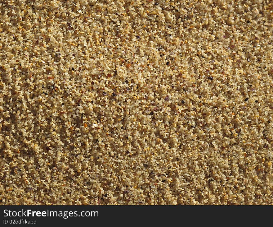 Close-up of the sand at Shelley Beach. Close-up of the sand at Shelley Beach