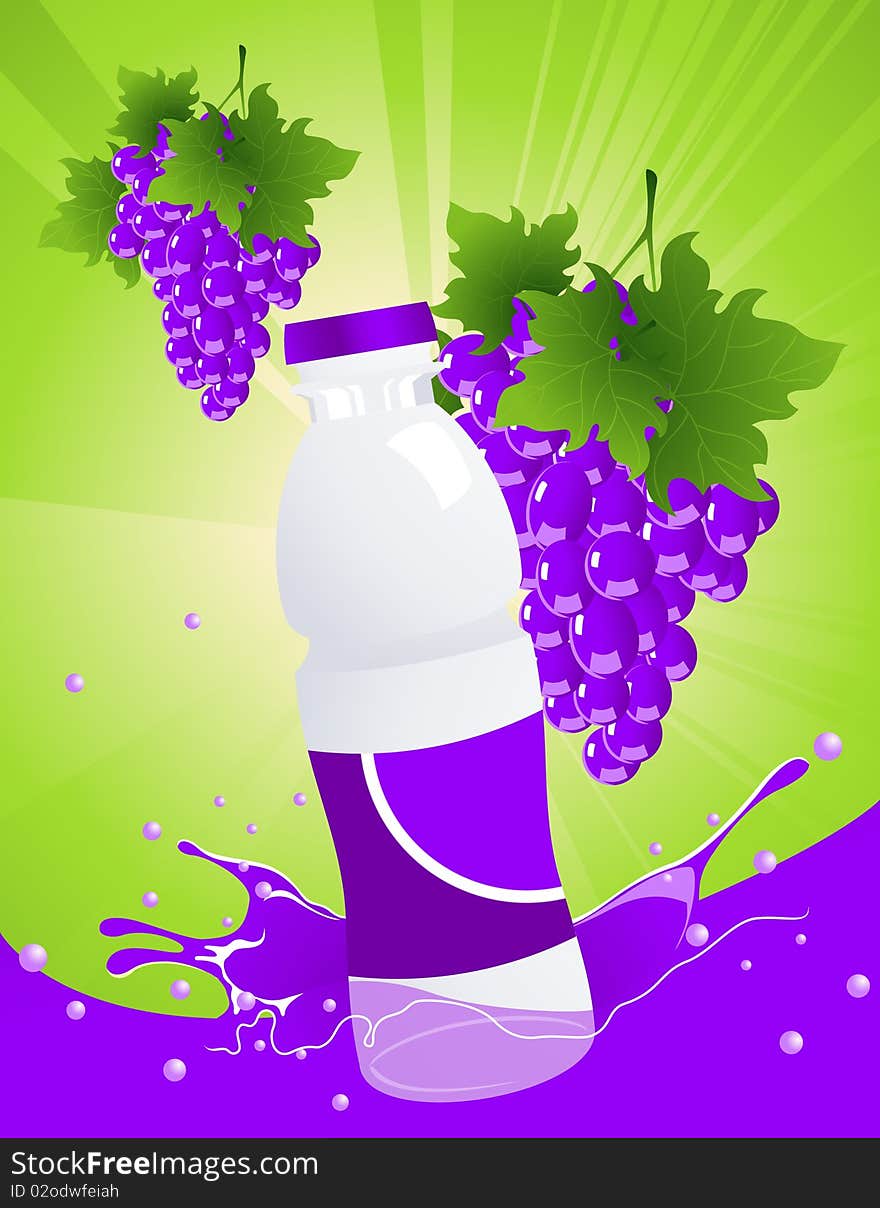 Vine Juice Bottle