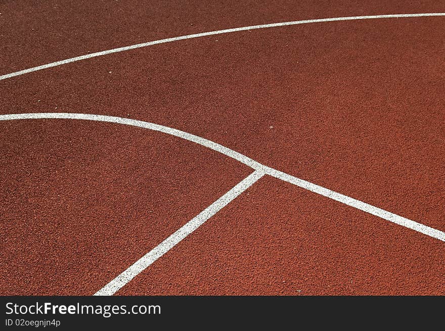 Different sport arenas in abstract view