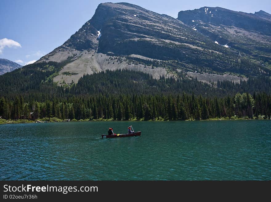 Canoeing the Mountain Lakes