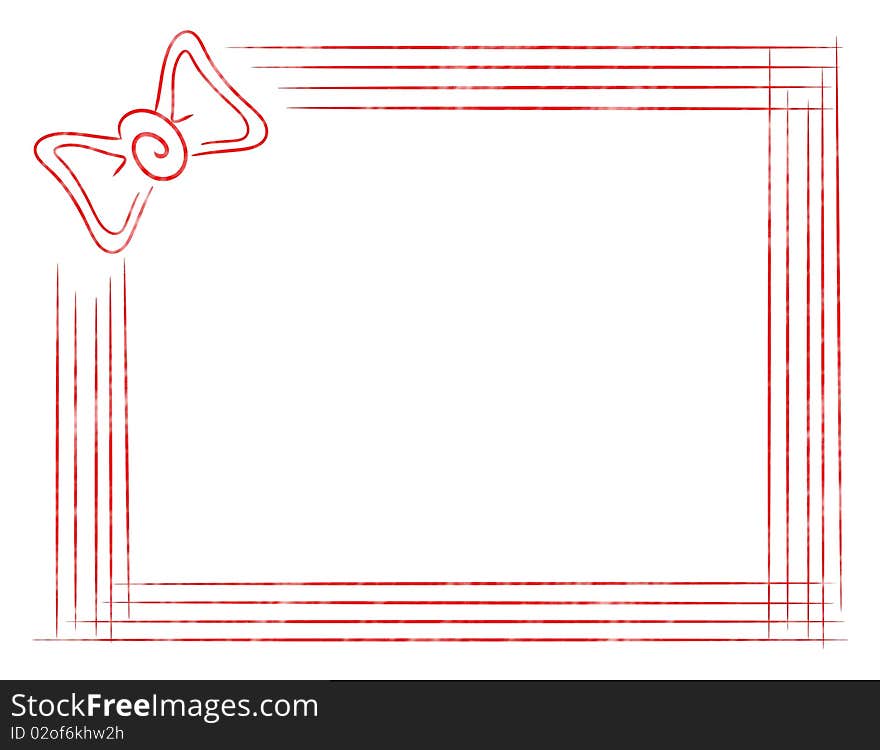 Framework representing a stylized staple. An idea that can be used in different ways, from flyers to greeting cards. Framework representing a stylized staple. An idea that can be used in different ways, from flyers to greeting cards