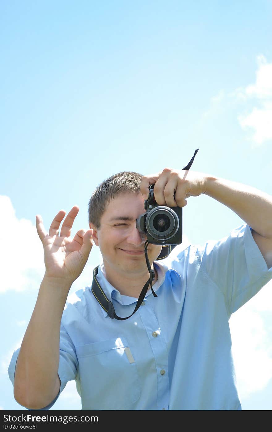 The Young Man Photographed