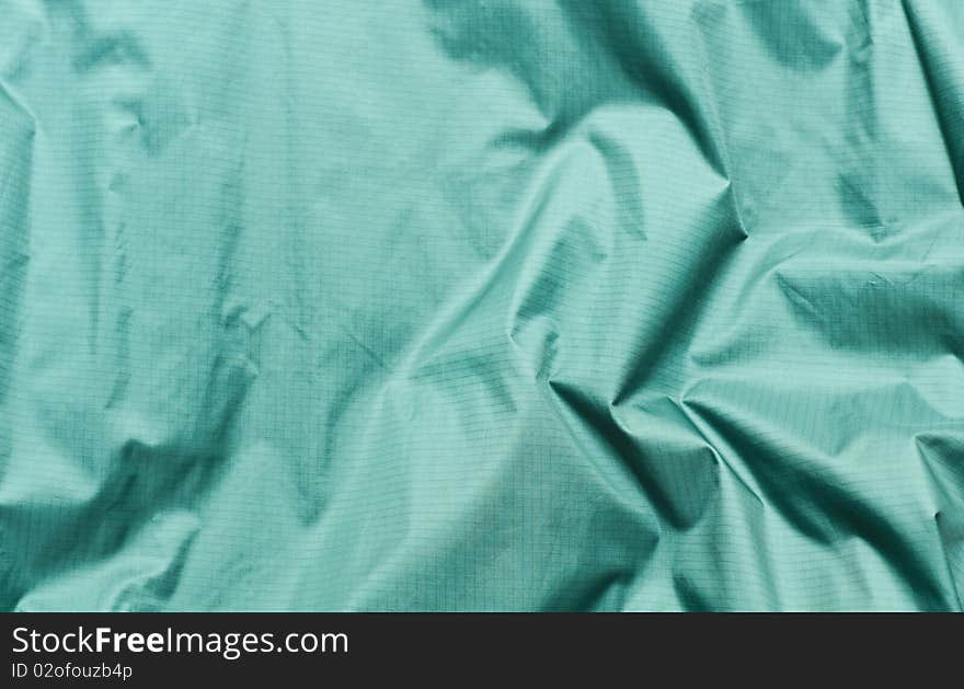 Texture of Greenish blue fabric