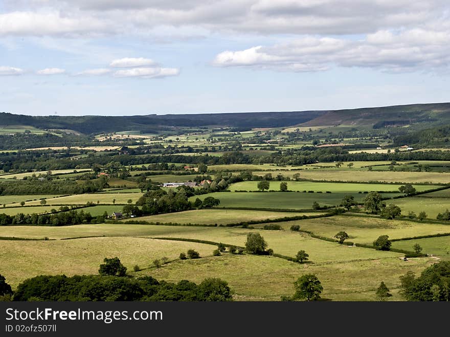 Panorama of the English countryside (Yorkshire). Panorama of the English countryside (Yorkshire)