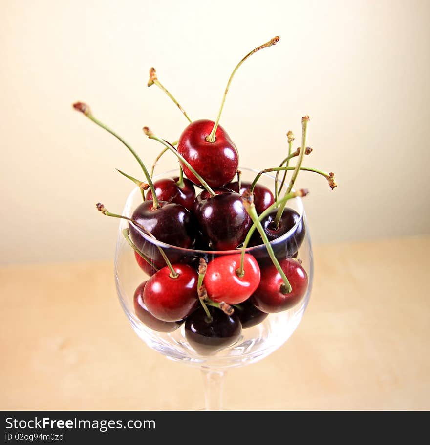 Fresh Ripe Cherries