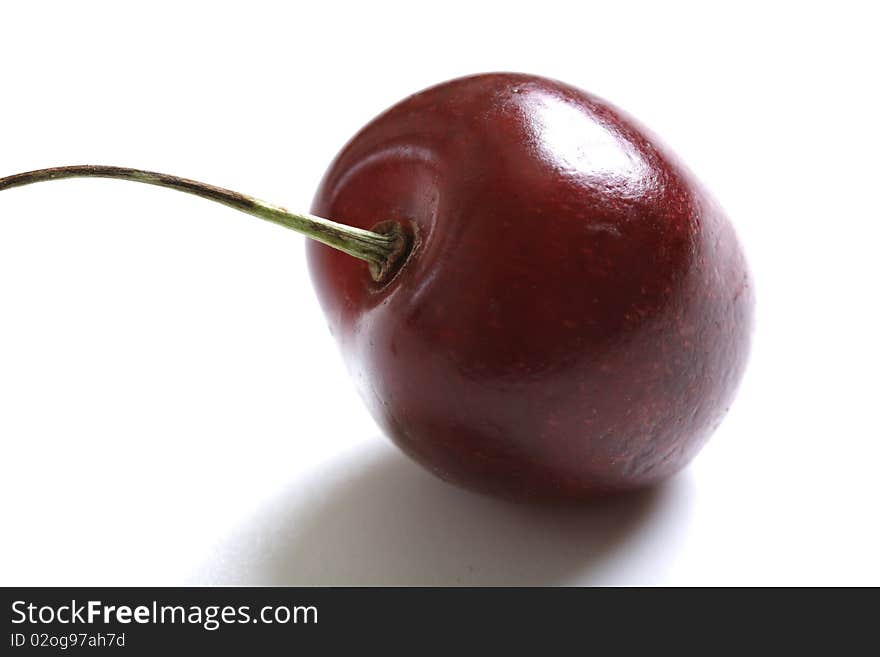 Cherry berry, isolated on white