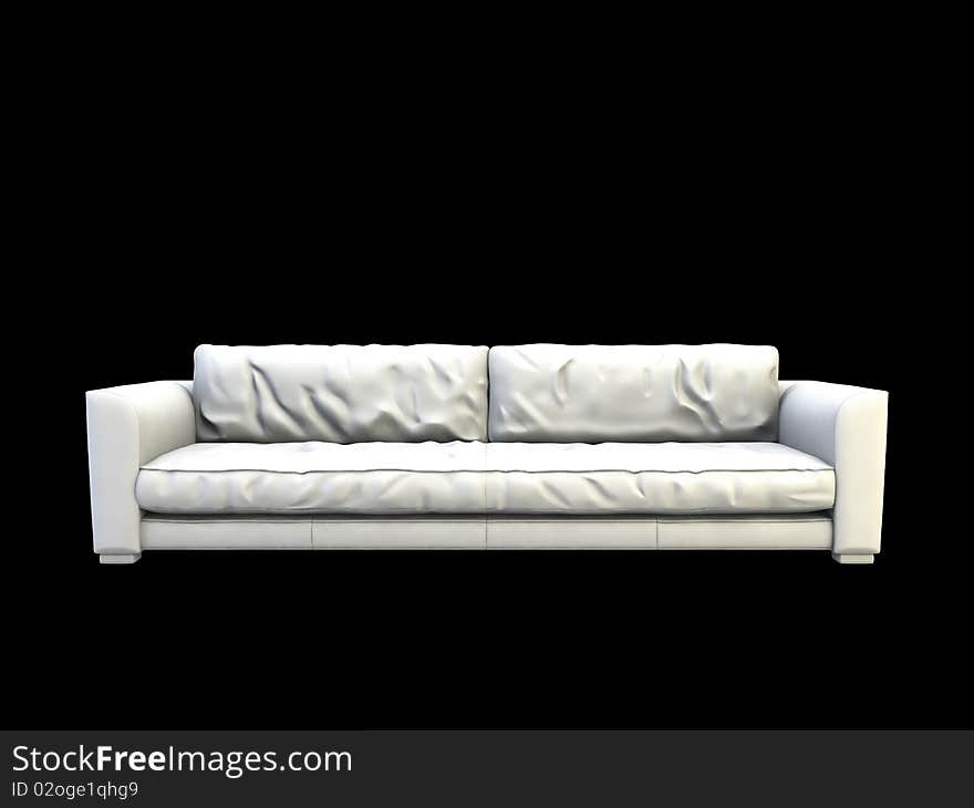 Gray 3d sofa