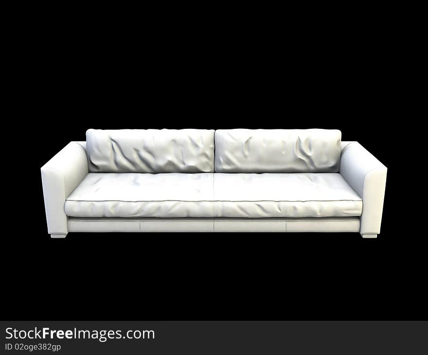 Gray 3d sofa