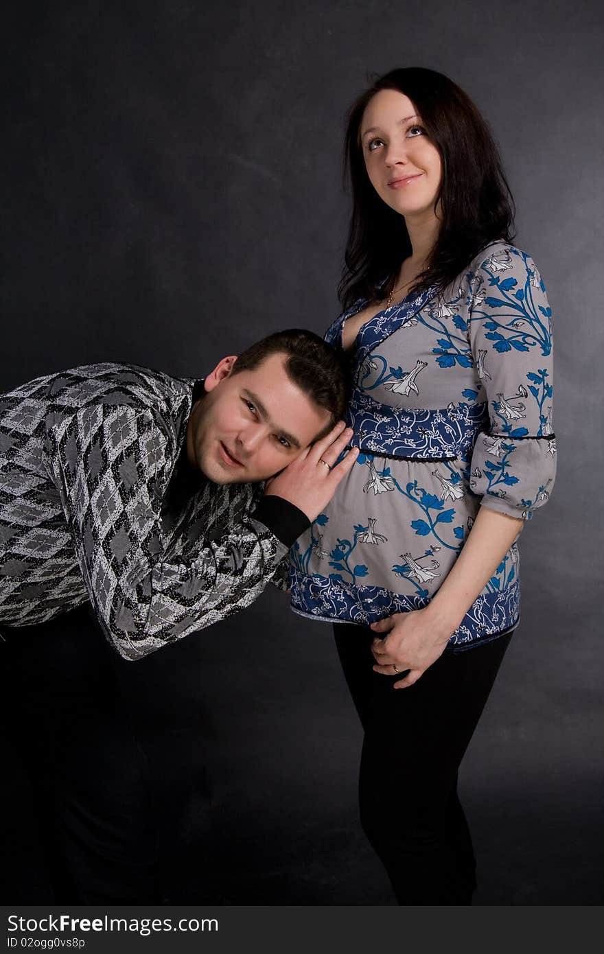 Happy Pregnant Couple