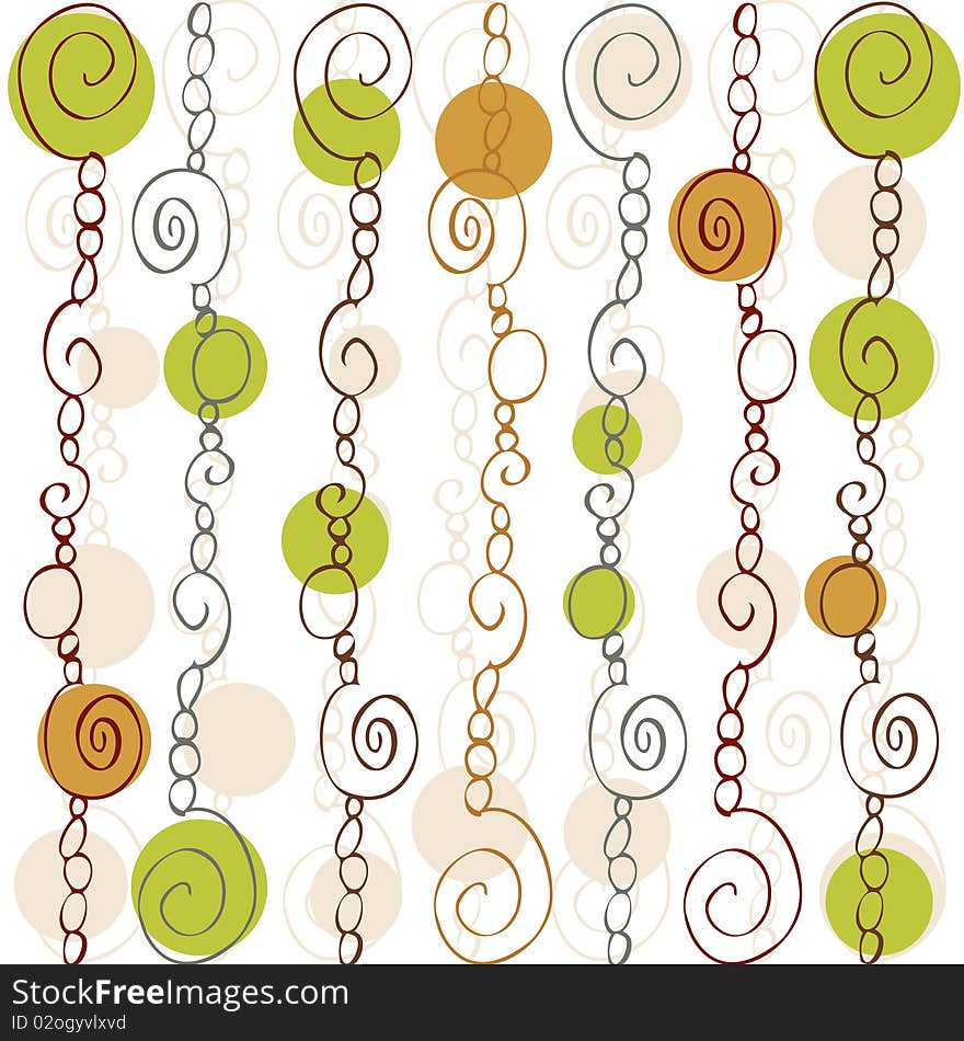 Abstract style decorative vector pattern. Abstract style decorative vector pattern