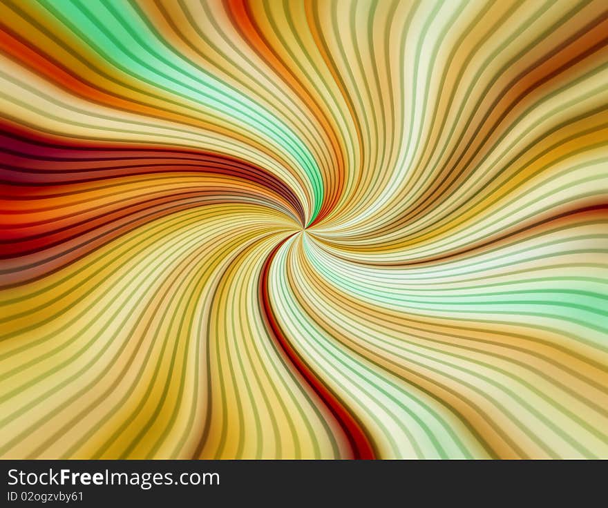 Brown, beige, red, and green swirl background