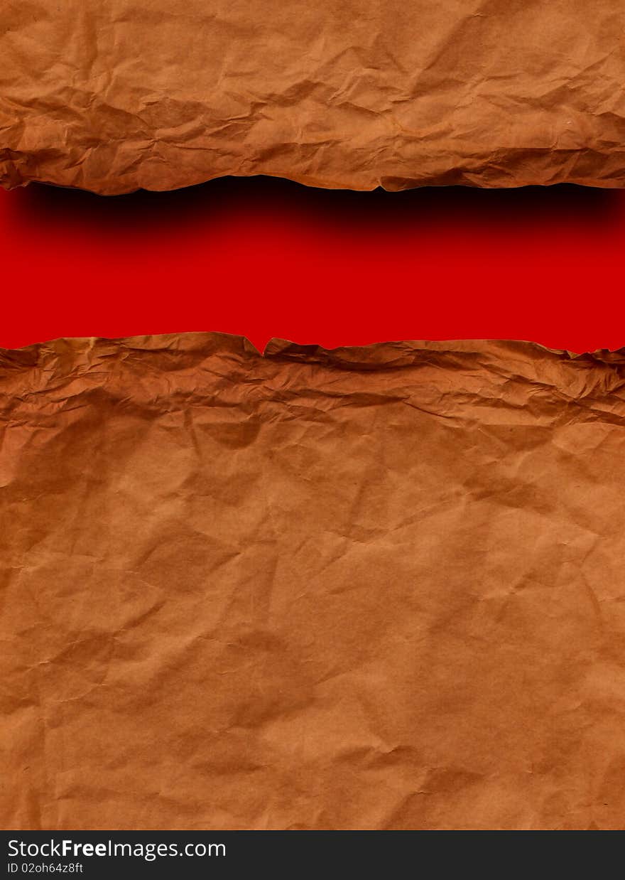 Close up of brown  paper for background. Close up of brown  paper for background