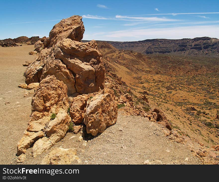 Mountain Of El Teide In Tenerife Island, Spain