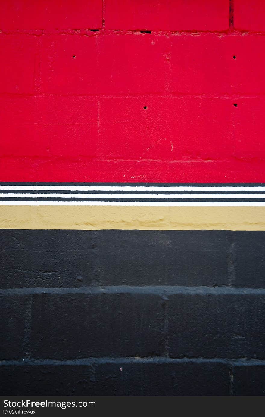 Red And Black Wall