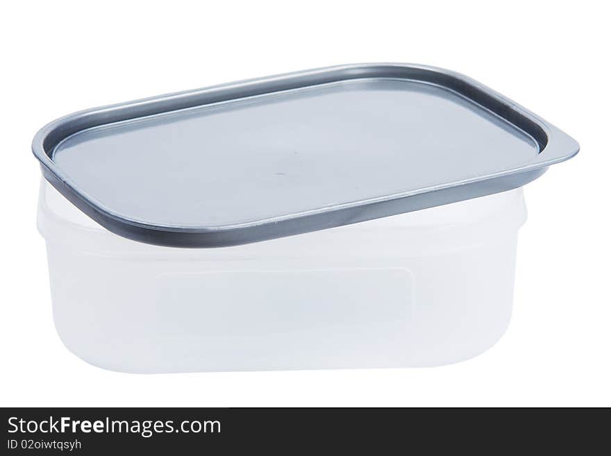 Plastic container with lid