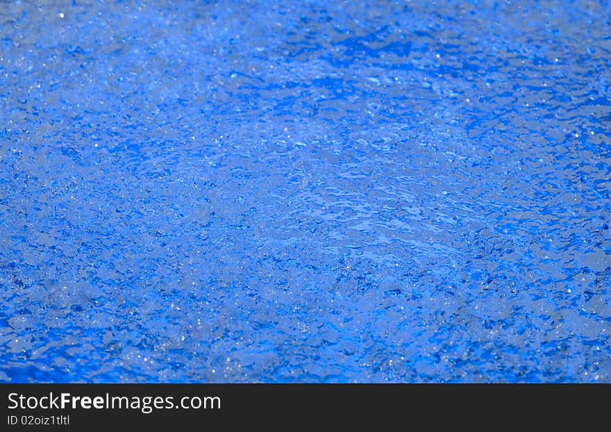 Blue background with raindrop. Ripple water. Blue background with raindrop. Ripple water