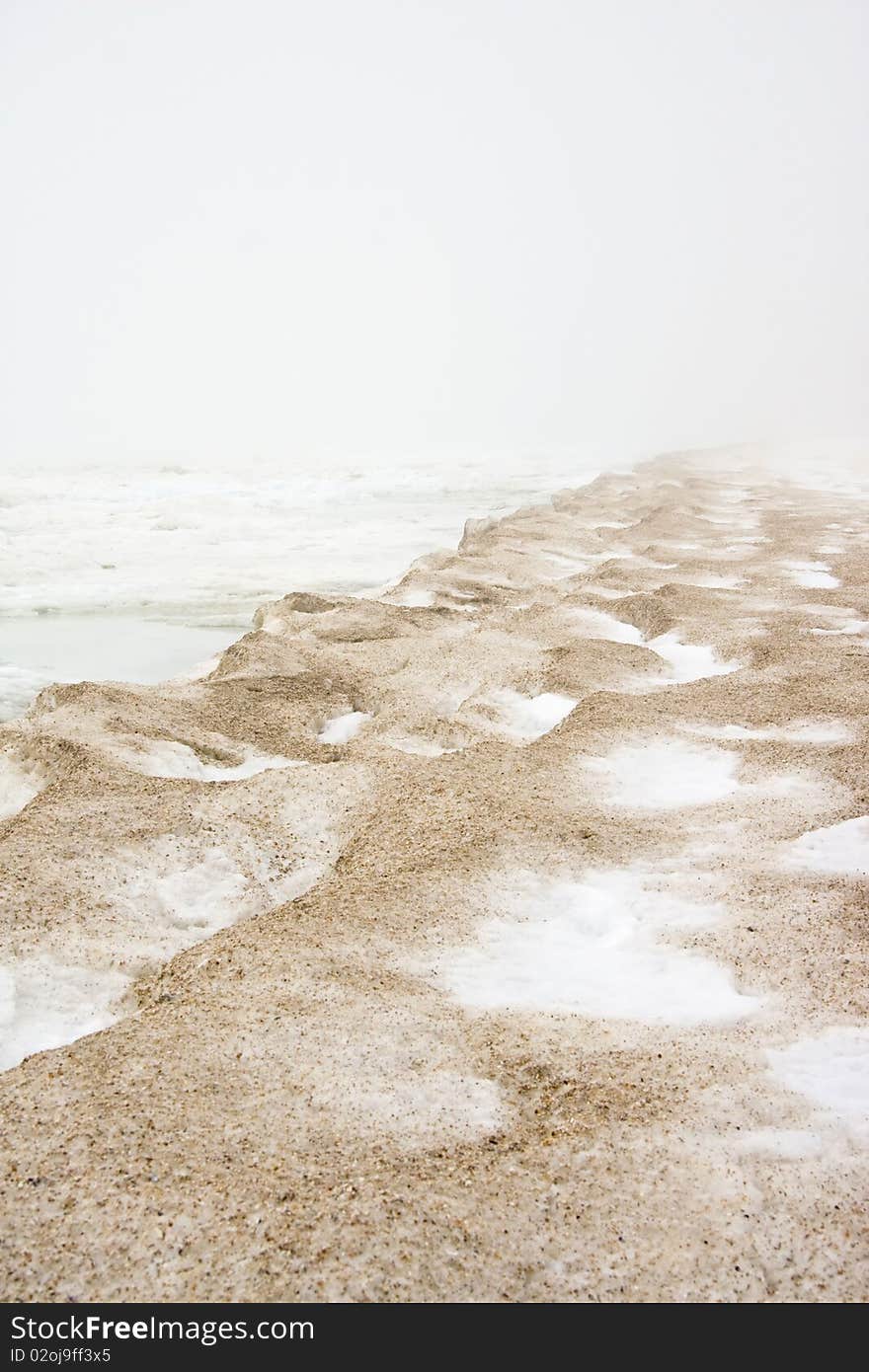 Winter Sea Shore