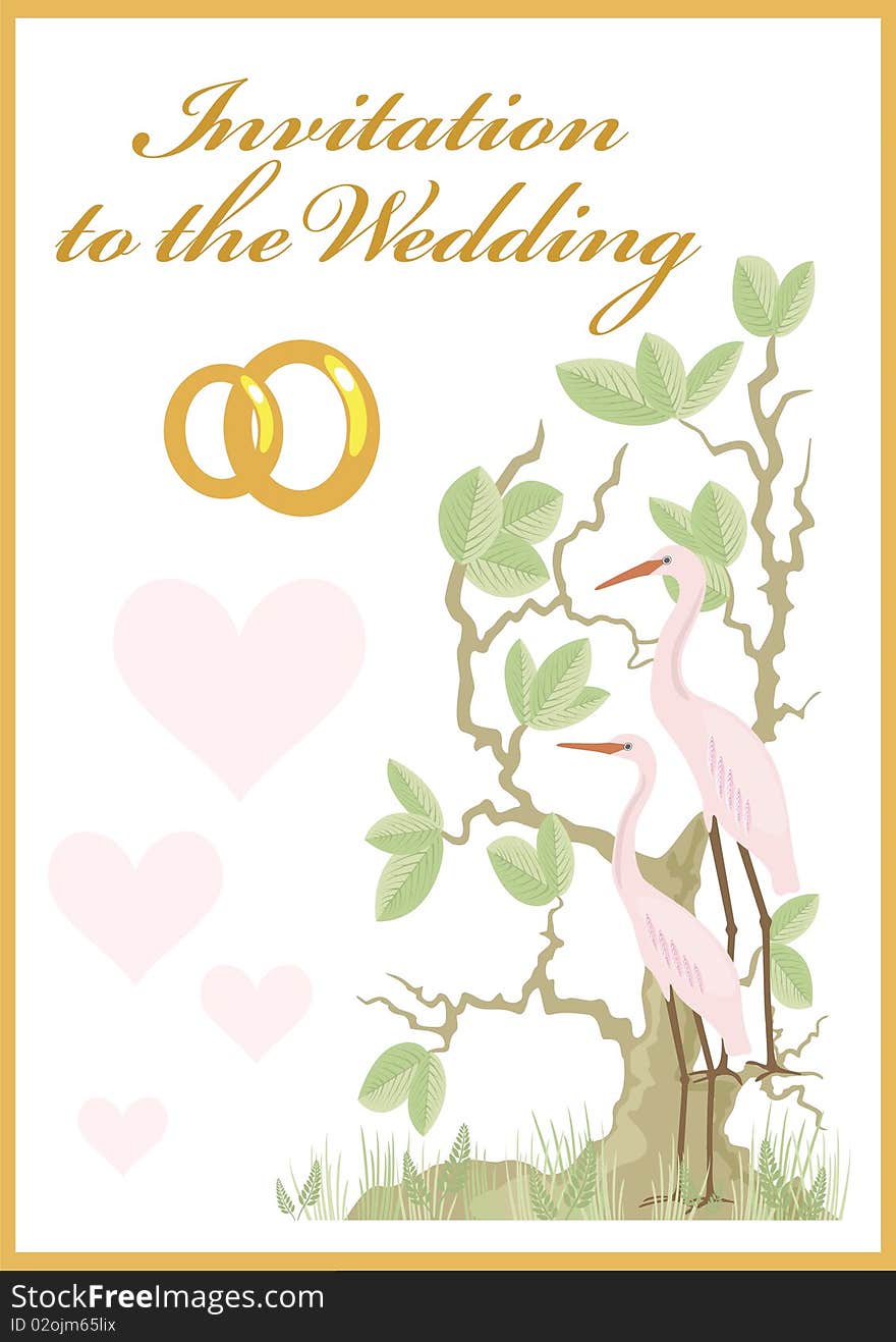 Invitation to the wedding