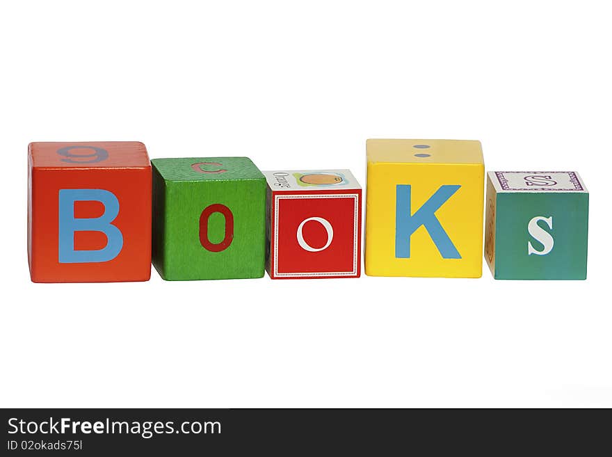 Colorful wooden blocks of abc letters. Colorful wooden blocks of abc letters