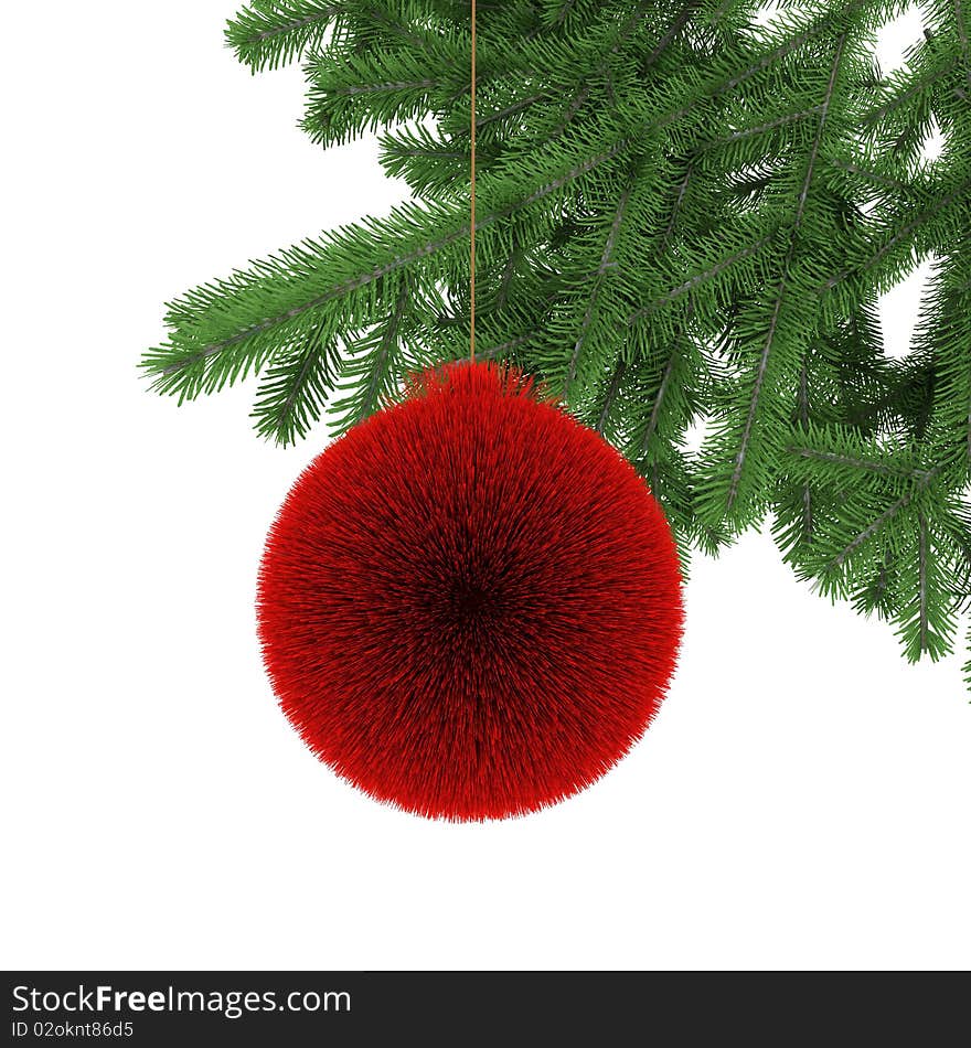 Color christmas ball