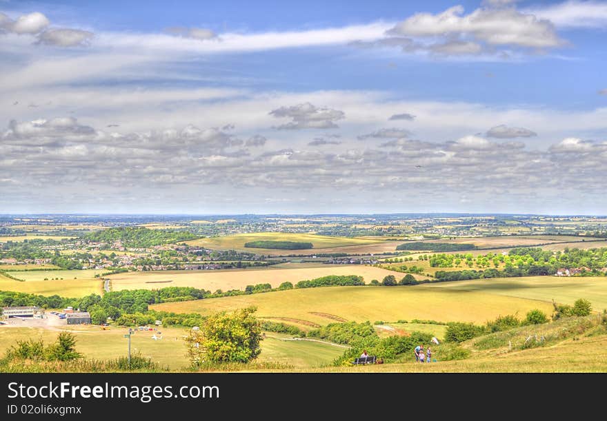 HDR of Dunstable Downs