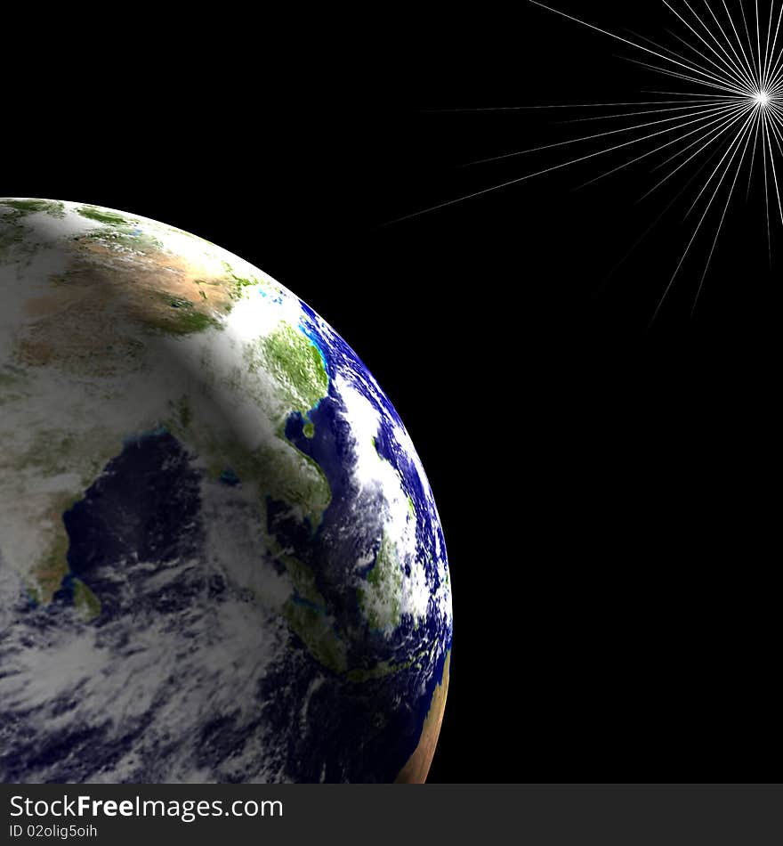 3D model of Planet Earth