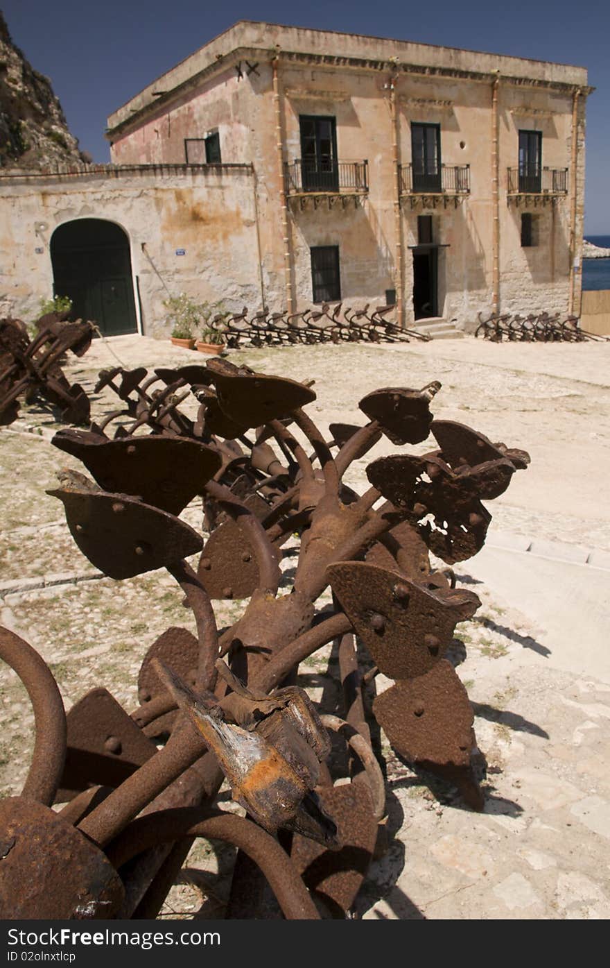 Old tuna fish farm, Scopello, Sicily, Italy