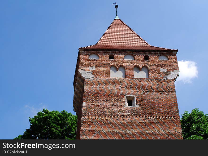 Stolarska Tower, city walls in Cracow. Poland. Stolarska Tower, city walls in Cracow. Poland