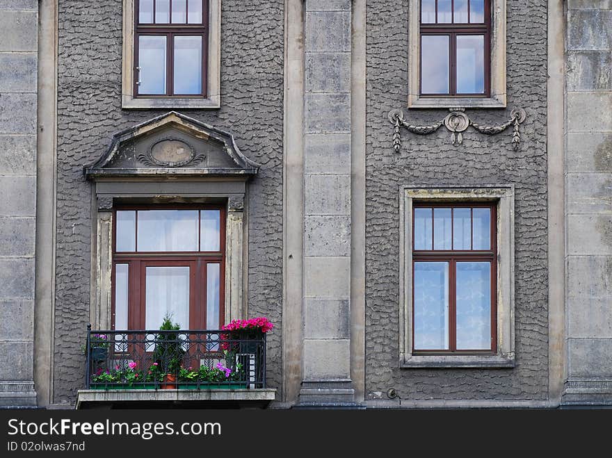 House on the old city in Cracow