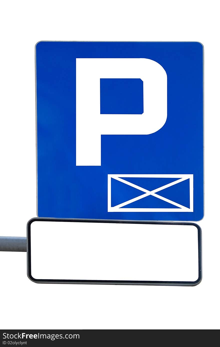 Parking sign