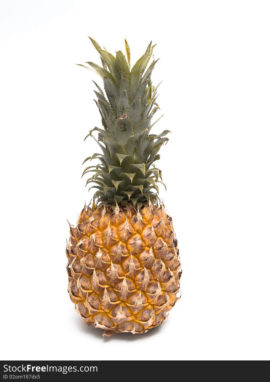 Pineapple isolated on a white background