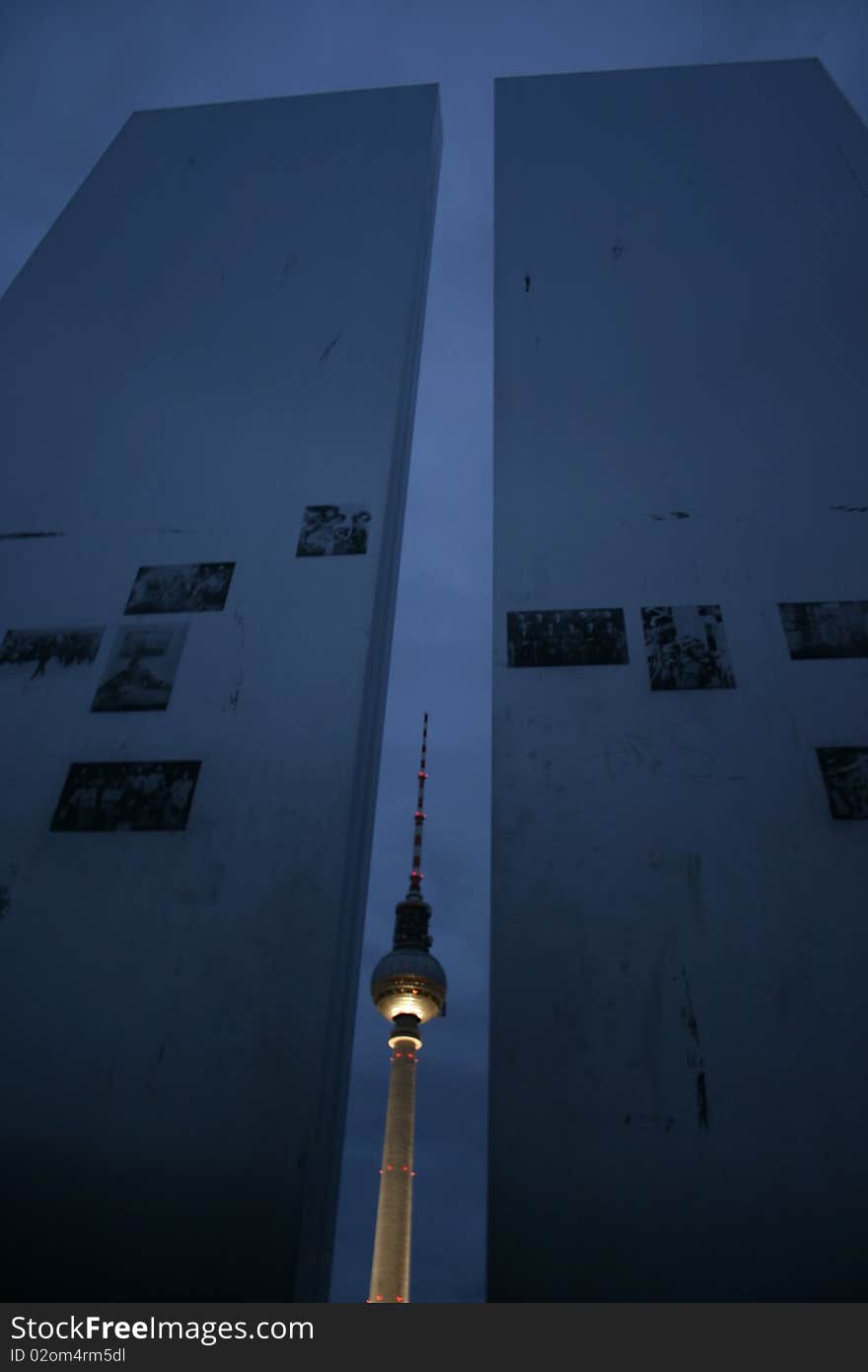 Fernsehturm TV tower in Berlin