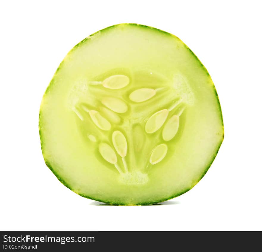 Cut cucumber