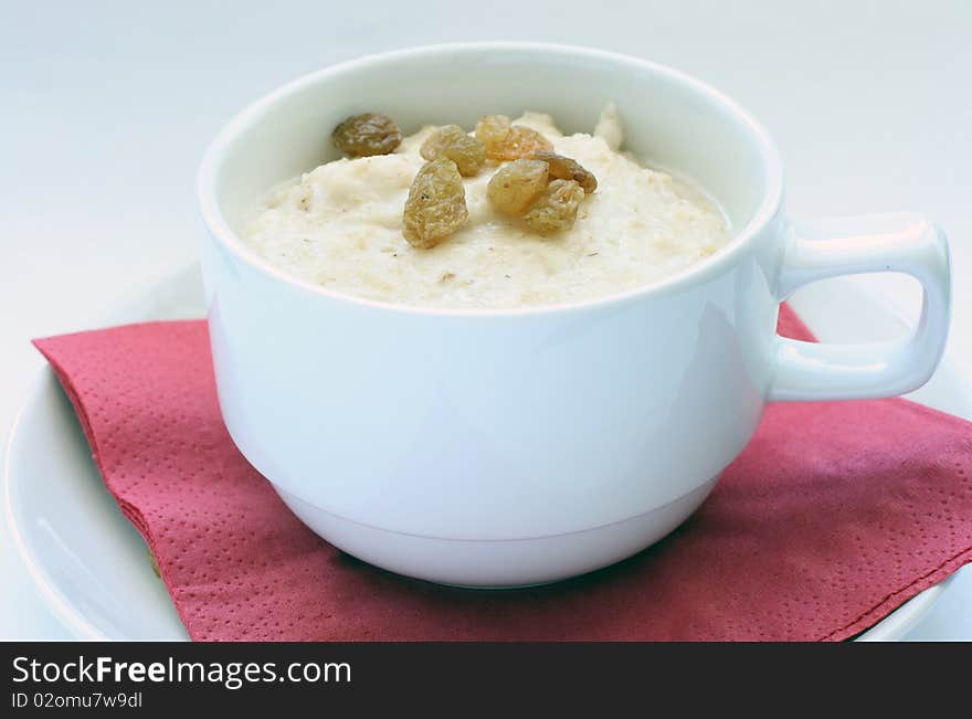 A cup of porridge