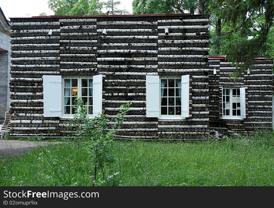 Birch tree house in Gatchina