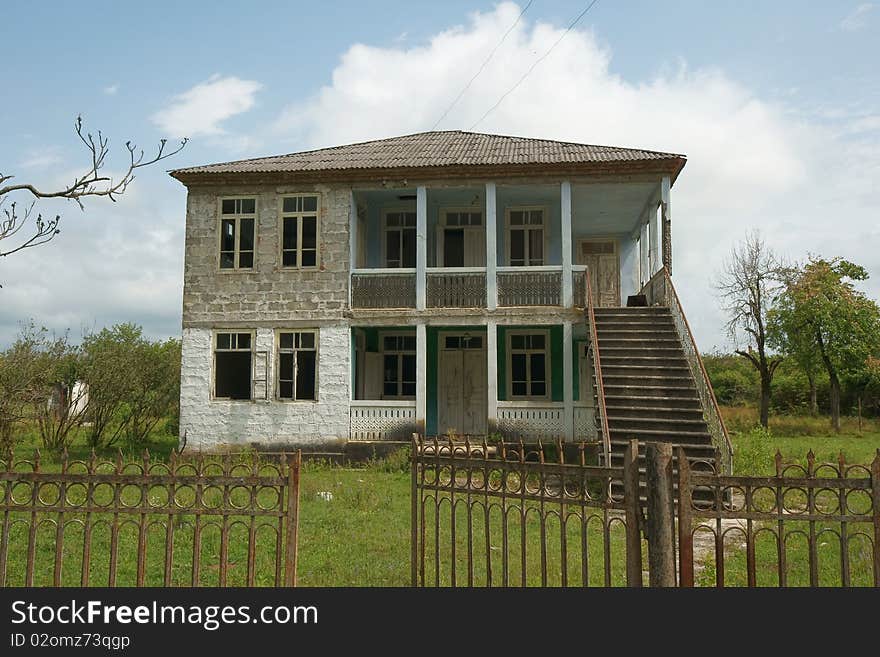 Empty Houses In Abkhazia