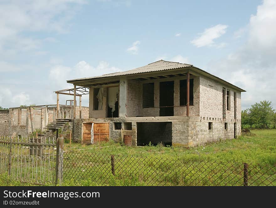 Empty Houses In Abkhazia