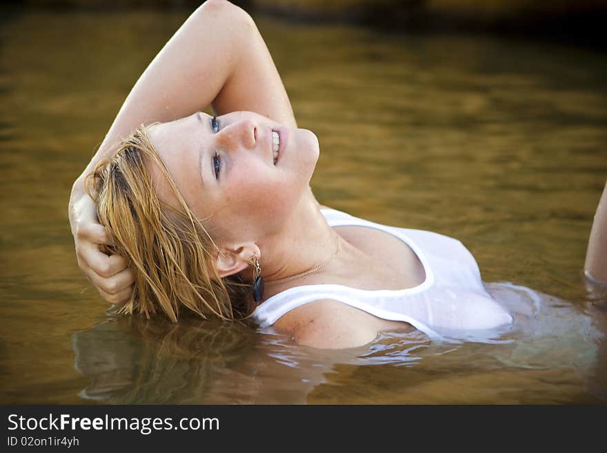 Girl At Sea