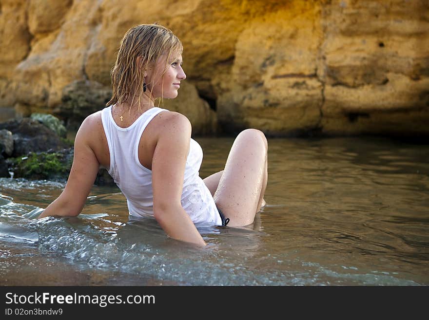 Girl At Sea