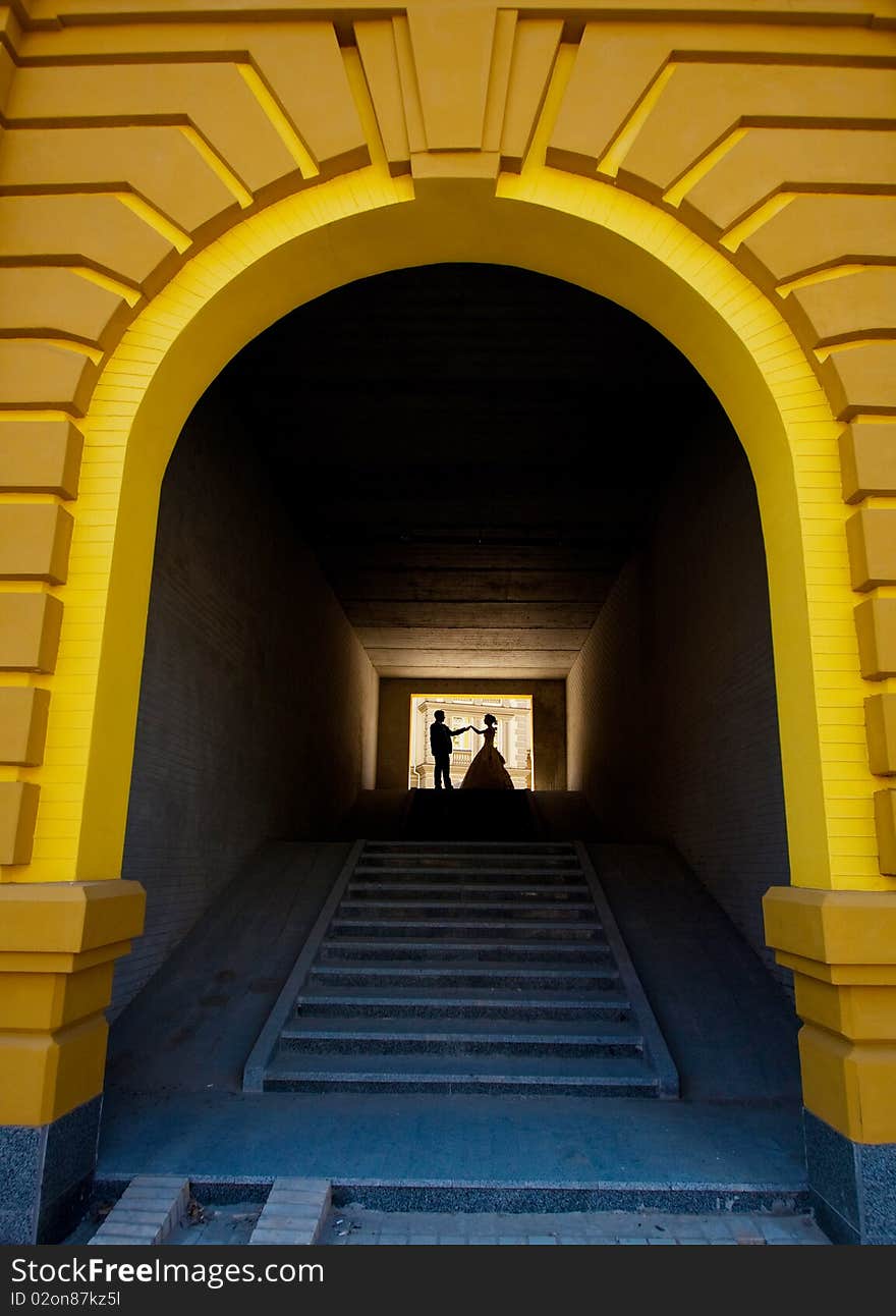 Bride and groom