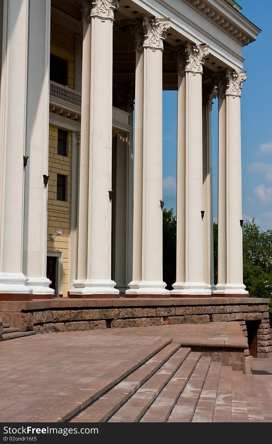 Pillars And Stairs