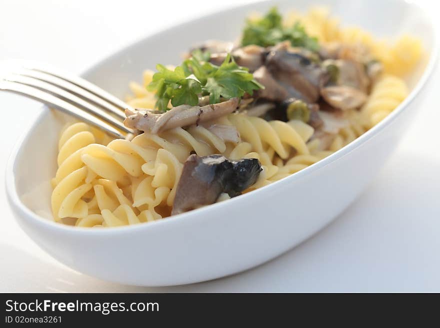 Fricassee with pasta