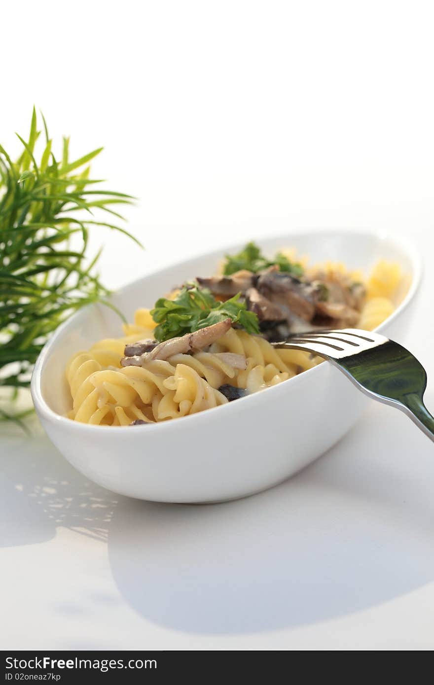 Fricassee With Mushrooms