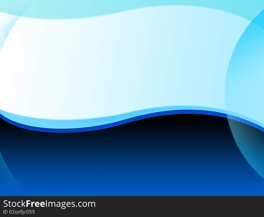 Wavy background in blue color.