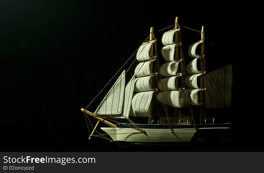 Model Of A Sail Boat