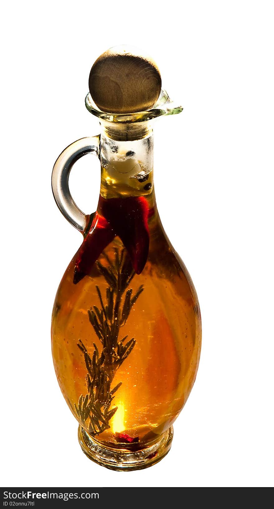 Jug with  oil