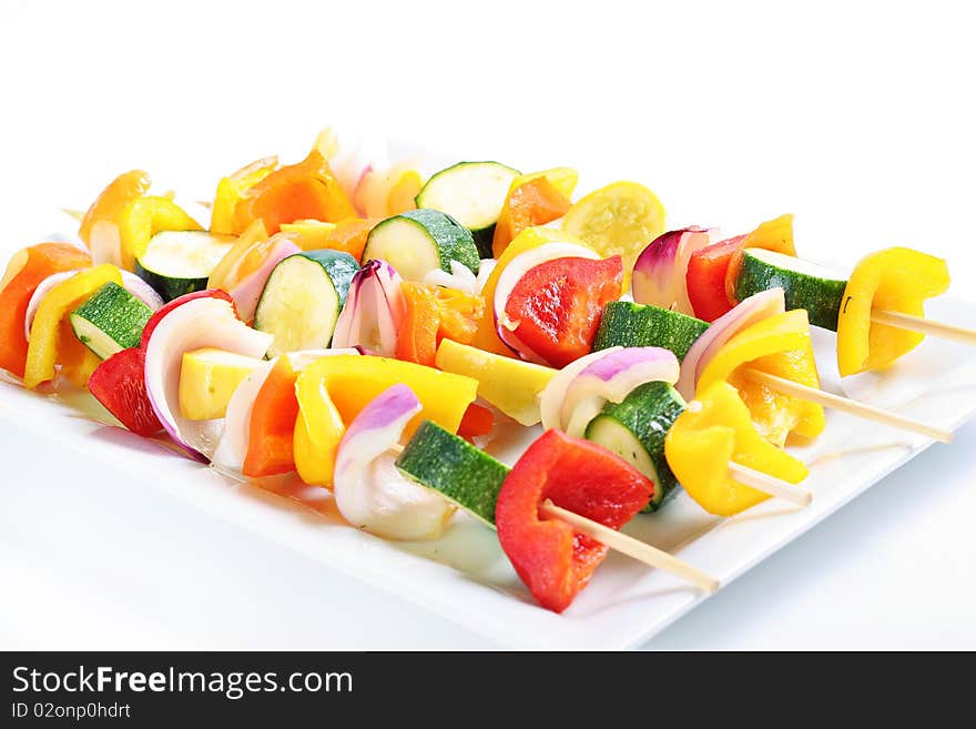 Shot of fresh vegetables for grillin