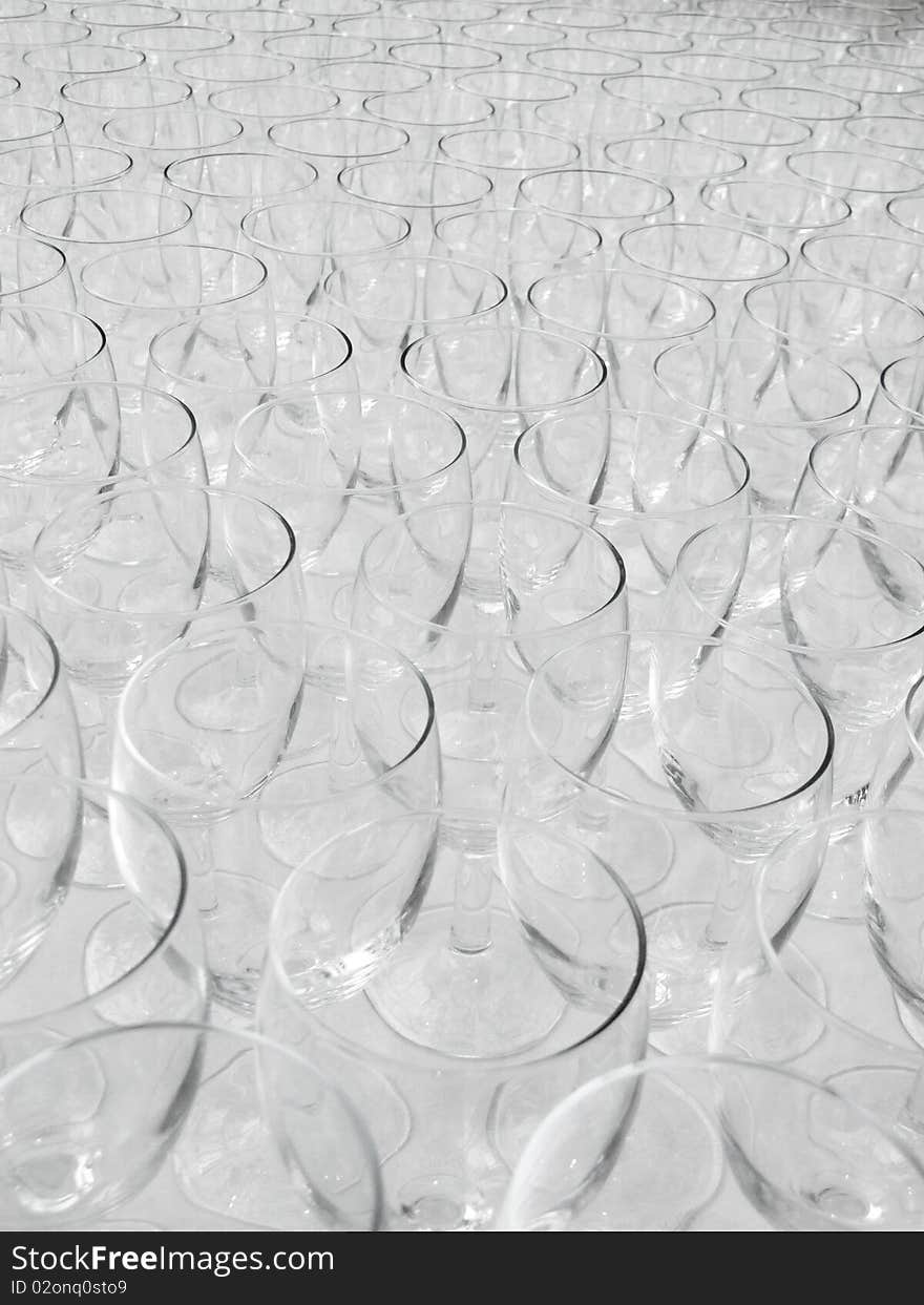 Empty Wine Glasses