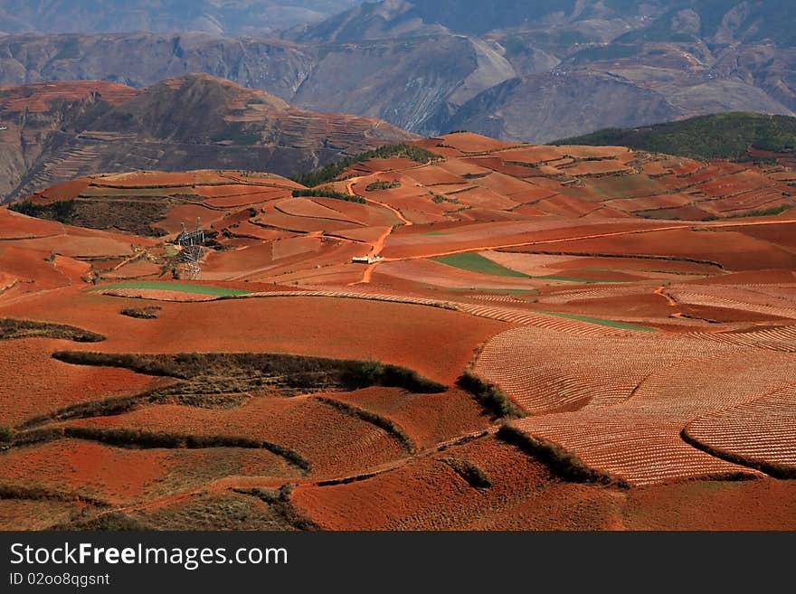 West of China