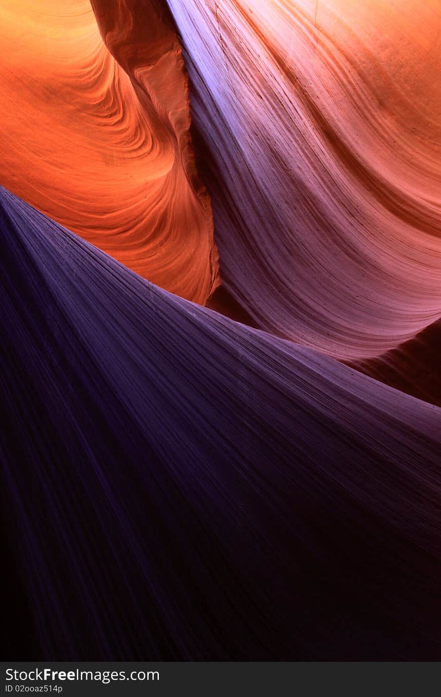 Natural sculpture Antelope canyon Arizona